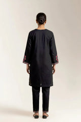 Embroidered Khaddar-Black 2PC