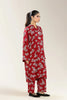 Printed Viscose-Maroon 2PC