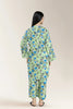 Basic Printed Viscose Linen Mint 2Pc