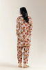 Printed Viscose Linen Grey 2Pc