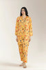 Printed Viscose Linen Coral 2Pc