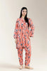 Printed Viscose Linen-Peach 2Pc