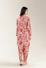 Printed Viscose Linen-Peach 2Pc