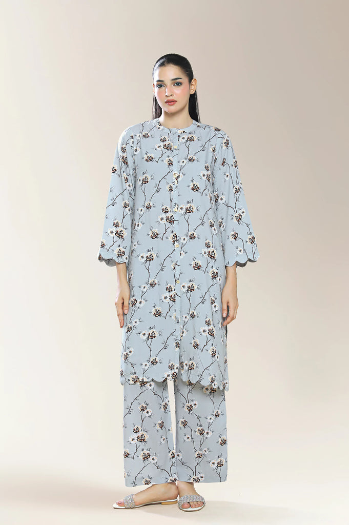 Printed Grey 2PC