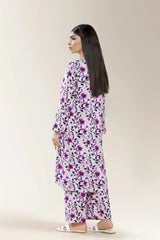 Printed Viscose Linen Pink 2PC