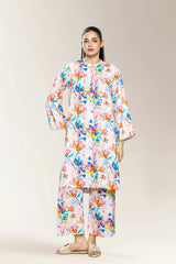 Printed Ivory 2PC