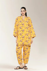 Printed Yellow 2PC