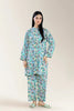 Printed Viscose Linen-Grey 2Pc