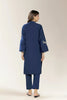 Embroidered Cotton Navy 2PC