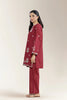 Embroidered Banadora Maroon 2PC