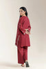 Embroidered Banadora Maroon 2PC