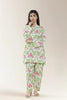 Printed Khaddar Green 2PC