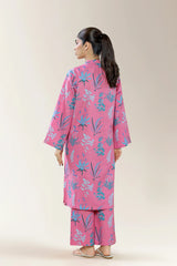 Printed Khaddar Pink 2PC