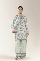 Printed Cambric Beige 2PC
