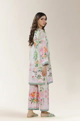 Printed Cambric Pink 2PC