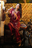 Embroidered Raw Silk Red 2PC