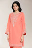 Embroidered Coral 2PC
