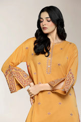 Embroidered Rust 2PC