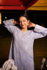 Embroidered Cotton Ice Blue 2PC