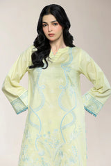 Embroidered Cream 2PC