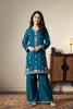 Embroidered Teal 2PC Suit