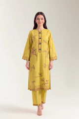 Dyed Embroidered 2PC