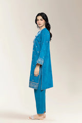 Embroidered Blue 2PC