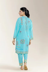 Printed Cotton Blue 2PC