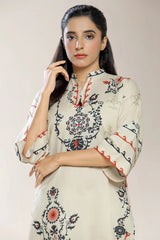 Printed Cotton Beige 2PC