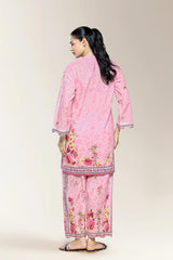 Embroidered Pink 2PC