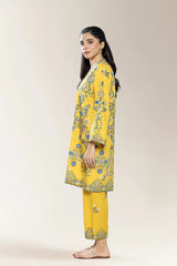 Printed Cotton Mustard 2PC