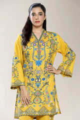 Printed Cotton Mustard 2PC