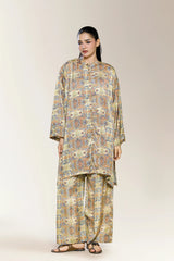Printed Beige 2PC