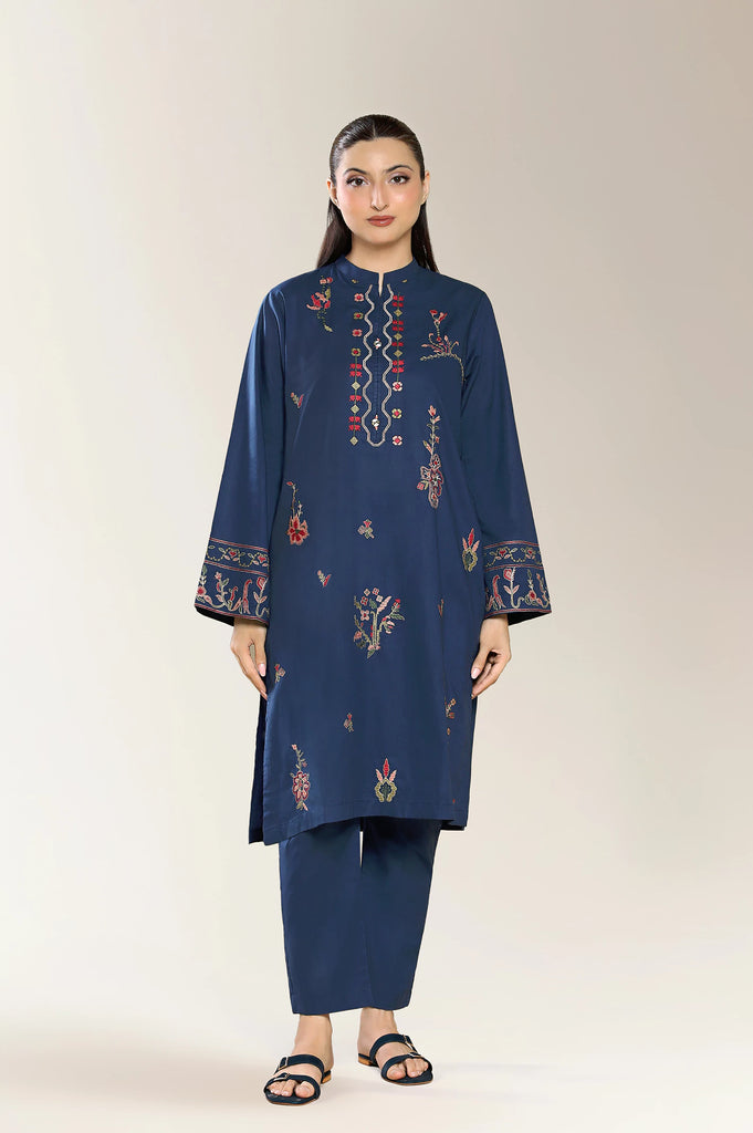 Embroidered Blue 2PC