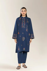 Embroidered Blue 2PC
