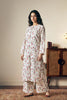 Printed White 2PC Suit