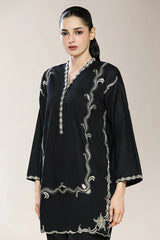 Embroidered Black 2PC