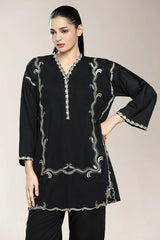 Embroidered Black 2PC