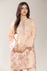 Embroidered Beige 2PC