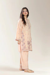 Embroidered Beige 2PC