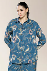Printed Teal 2PC