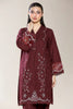 Embroidered Maroon 2PC