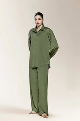 Printed Olive 2PC