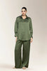 Printed Olive 2PC