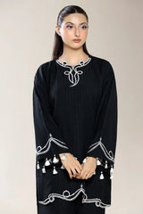 Embroidered Black 2PC