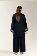 Embroidered Black 2PC