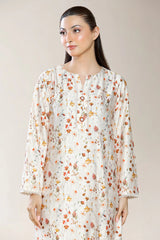 Printed Cream 2PC