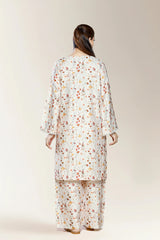 Printed Cream 2PC