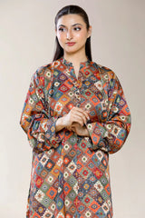 Printed Olive 2PC