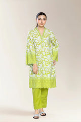 Embroidered Lime 2PC